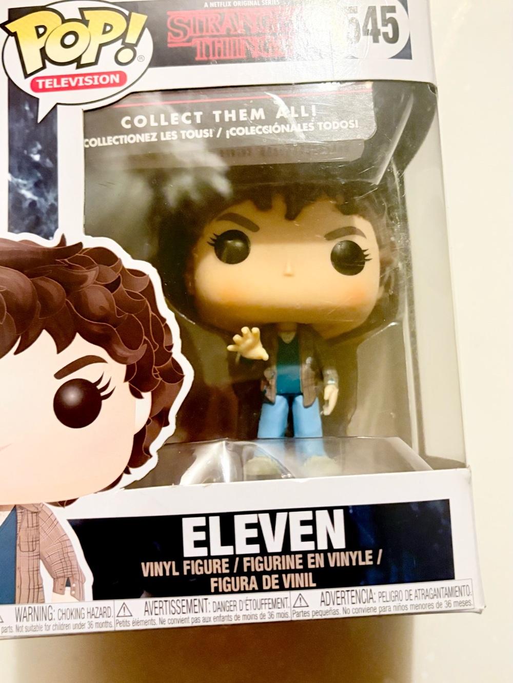 Funko Pop! Television Eleven Vinyl Figure - Brown Hair, Blue Outfit